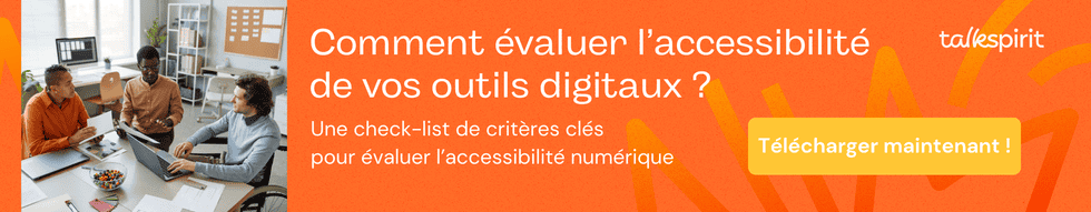 Checklist accessibilité outils digitaux