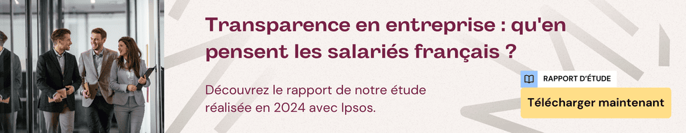 Rapport détude Transparence
